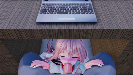 Blowjob Under the Table