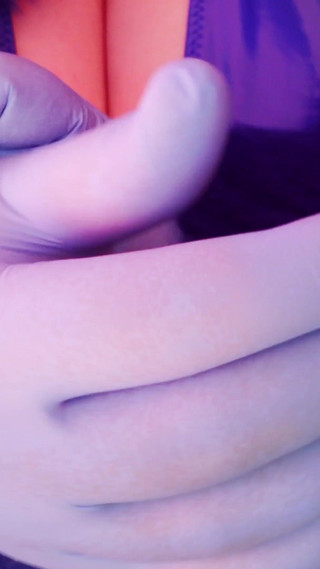 I Am Your Doctor. Asmr in Medical Gloves. Arya Grander
