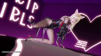 [mmd] 4l (4ladies) - Move Ahri Sexy Striptease League of Legends Hentai Uncensored 4K 60fps