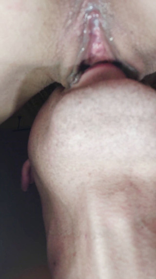 Teen Shaved Pussy Licked Very Close up Very Wet Pussy