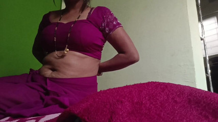Hot Bhabhi Night in Bedroom M Romantic Mood