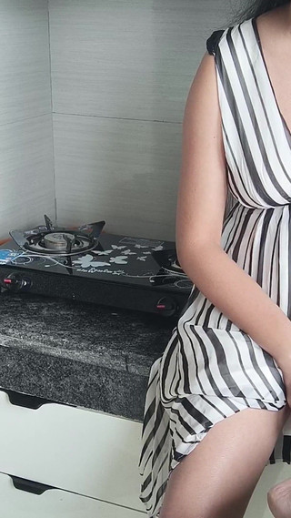 Sexy Indian Step Sister Hardcore Hot Sex with Her Step Brother in Kitchen