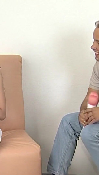 Sweet German 20yo's Retro Dildo Test - Amateur Toy Stuffing!