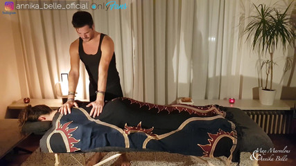 Sensual Massage for Annika and She Can't Control Herself Part 1