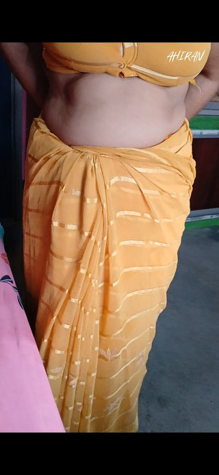 Asian Indian Girl Review and Foreplay with Her Boobs