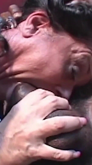 An Entire Gang of Strong Black Guys Surround a Brunette MILF and Fuck Her Raw