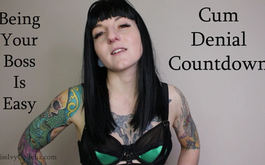 Being your boss is easy - Cum denial