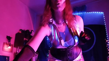 Femdom Dominatrix Fetish Mistress Eva Latex MILF Toys Anal Plugs Heels Tits Hot BDSM Solo