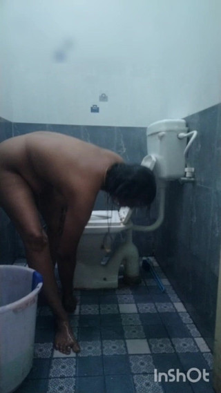 Hot Bathing at My Bathroom