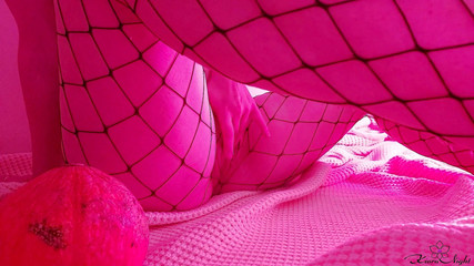 Horny bunny jerks pussy and fucks herself with carrots - Halloween