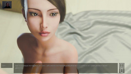 Girl sucks guy's cock until he cums on her face - 3D porn - cartoon sex