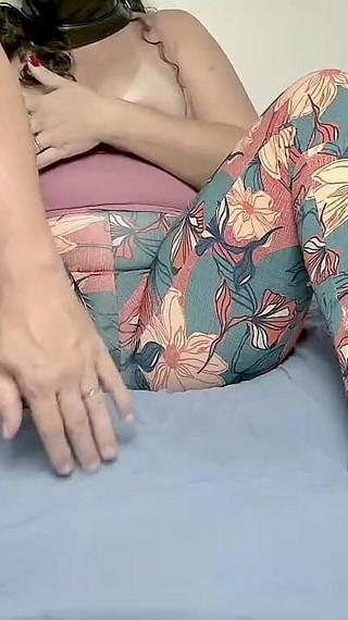 She Wears Tight Leggings to Show off Her Curves in Public.