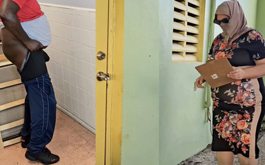 BBW SSBBW Female Boss Caught Employee Jerking off His Cock and Ended up Swallowing His Cum