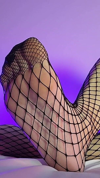 Footfetish Fishnet Stockings