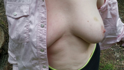 Tear me the blouse on us punish my tits