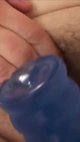 Hairy BBW chick loves to masturbate with her dildo toy