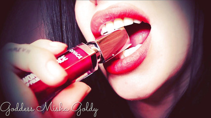 Grow your addiction to my big red lips! I know you are in lust with my hot mouth!
