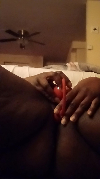 Teasing with Rose Toy