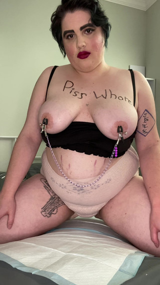 BBW First Gushing Desperation Piss Wetting Humiliation and Masturbation