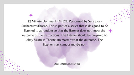 Femdom JOI Mean Denial 03