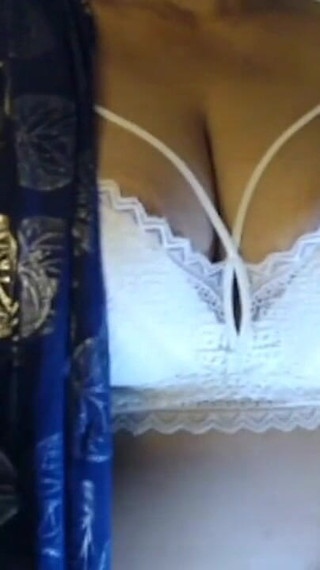 White Bra Boobs Show Nipple Suck Nipple Pinching.
