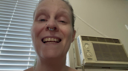 Trying Out My New Pirate Flogger on My Ass