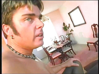 Brunette MILF with amazing ass gets double penetrated by two hard cocks