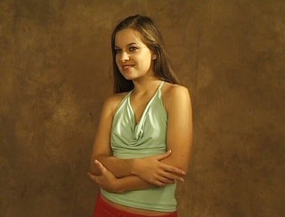 Casting of a adorable small tits teen