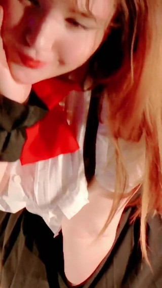 Your Girlfriend Dances and Seduces You in That Anime-style Schoolgirl Uniform