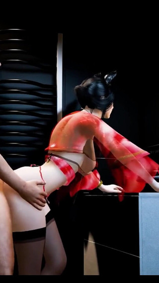China Chick Dance and Fuck at Toilet - Hentai 3D Uncensored