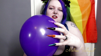 Balloon Scratching Tease