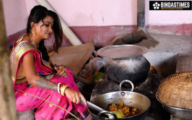 I fucked my Stepsister in law in the kitchen outdoor sex