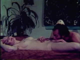 Classic hairy brunette MILF retro sex