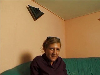 Small titted blonde rubs and fingers her pussy at the casting