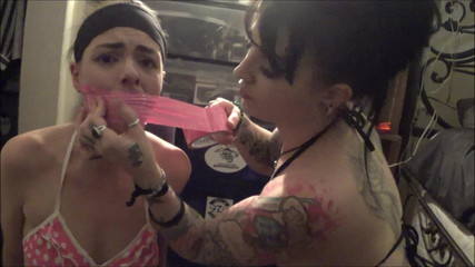 Cockblocked and Punished: Handcuffed, Panty Gagged, and Spanked by Her Bossy Roommate!