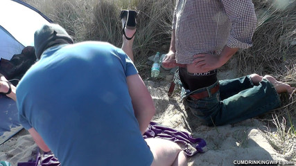 Taking All Cocks and Loads on a Beach