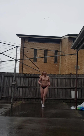 Getting Nude Outside Doing Some Cardio I Hope My Neighbors Don't See