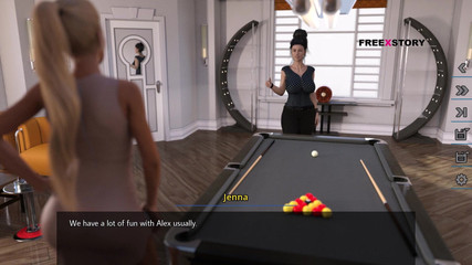 Dreams of Desire - Jenna Shaking Alex's Dick Infront of His Landlady