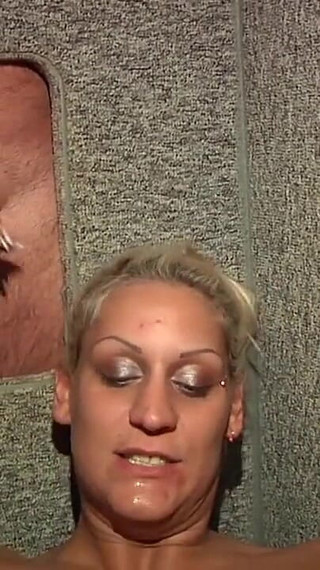 Blonde Babe Conny Gets Gangbanged in Club P2