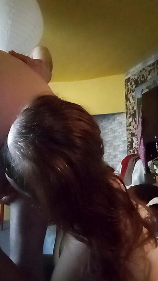 The Crazy Wife Bites, Licks Her Husband's Ass and Finger Him