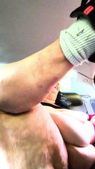 Cheating and Sneaky to the Cars Backseat She's Squirting Heaos