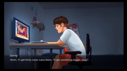 Stepsister Sexy Camshow Summertime Saga Gameplay Video