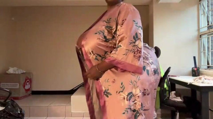 Ebony Stepaunty Vibrator Play and Moaning Fetish