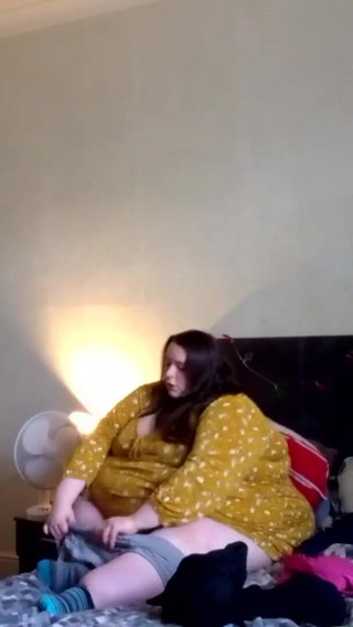 BBW SSBBW bedroom stripping