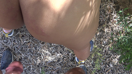 French Nudist Wife Lets Stranger Cum Inside Her Pissing Pussy