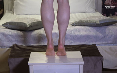 Calf Raises on the Stool + Mesurement After and Before - Custom Video