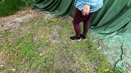 Getting Her Naked Ass and Tits Spanked with Paddle