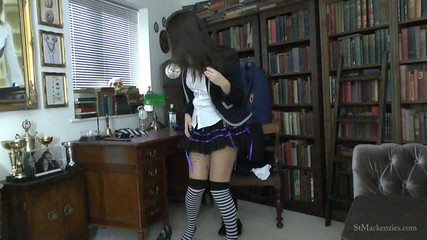 Lauren Strips & Gets Dressed Into an All Boys Uniform