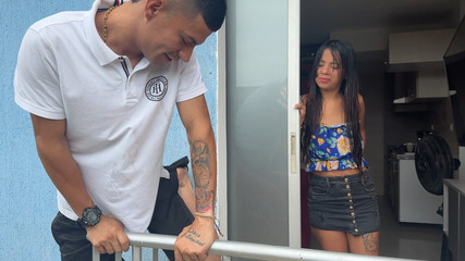 I Enter My New Neighbor's House and, as a Welcome, I Give Her a Big