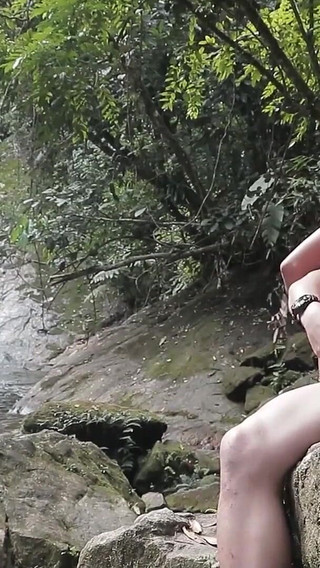 My Girlfriend Sucking Stranger Guy on Camping!